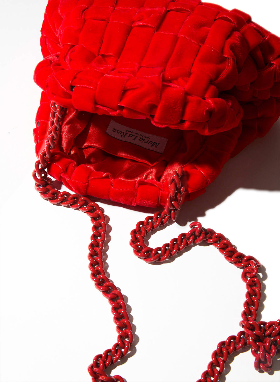 Red velvet clutch online