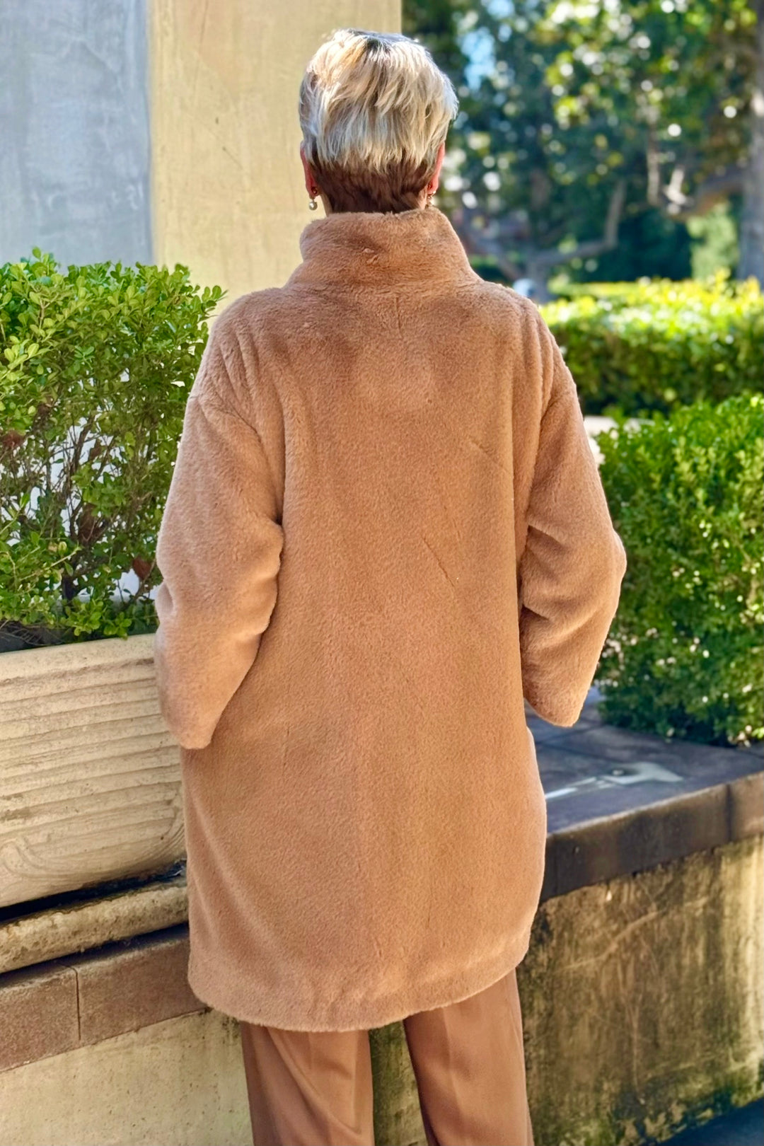 Herno Faux Fur Trench | Pearls San Marino